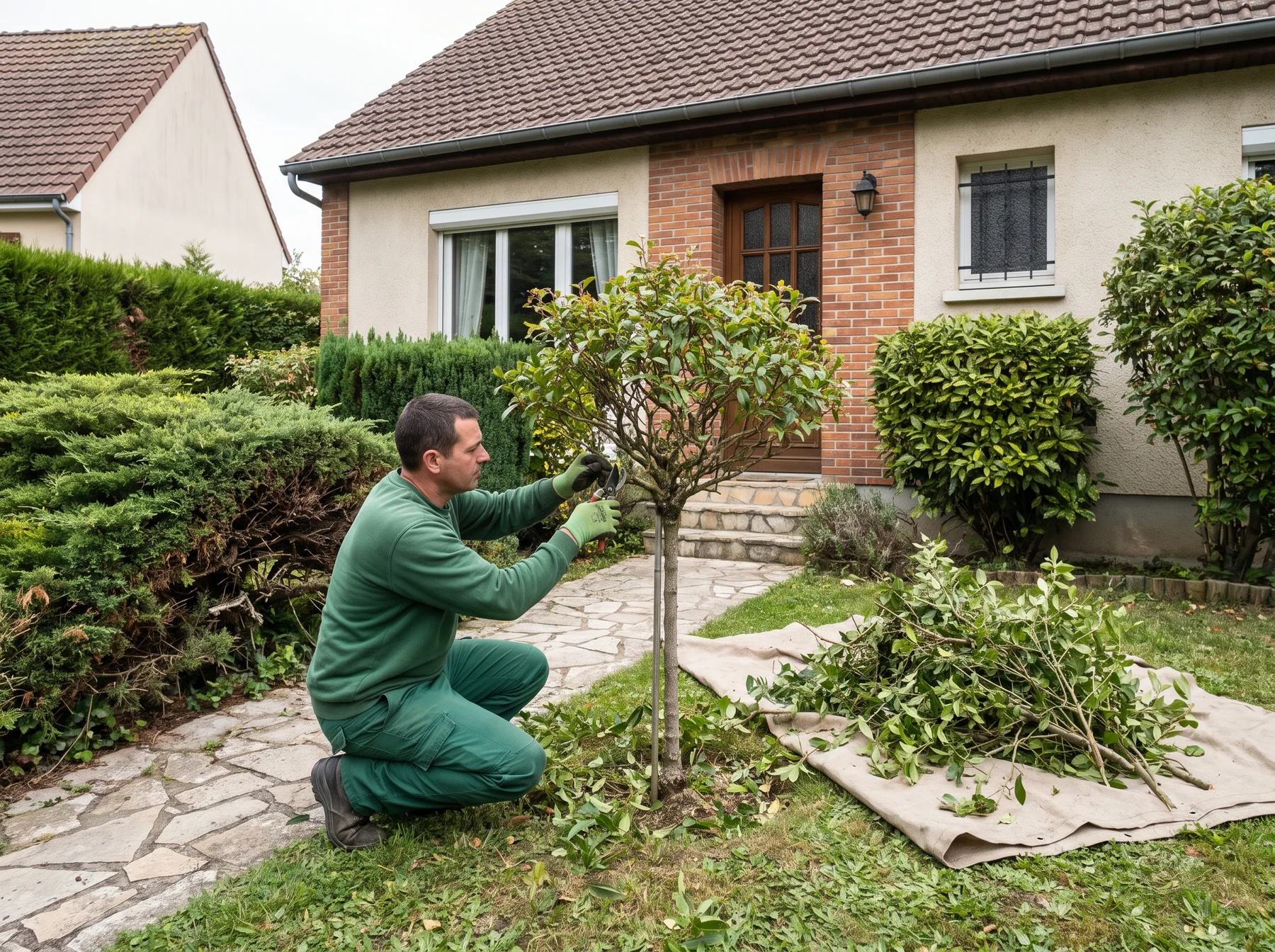 Traiter l’ensemble du jardin, pas seulement ce qui dépasse
